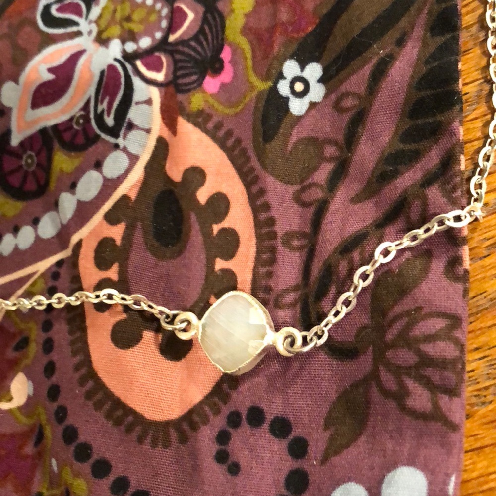  Rainbow Moonstone Necklace - Picture 4 of 8